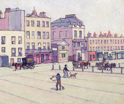 The Weigh House, Cumberland Market, ca. 1914 (olje på lerret) av Robert Polhill Bevan