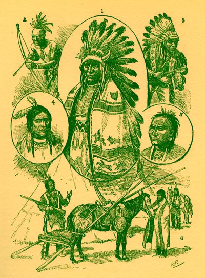 Amerikanske indianere på 1800-tallet av Robert Prowse