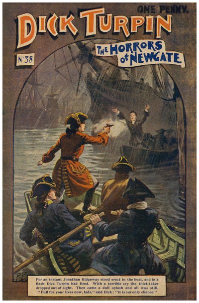 Dick Turpin (farge litho) av Robert Prowse Jnr