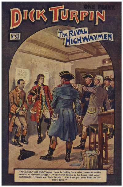Dick Turpin (farge litho) av Robert Prowse Jnr