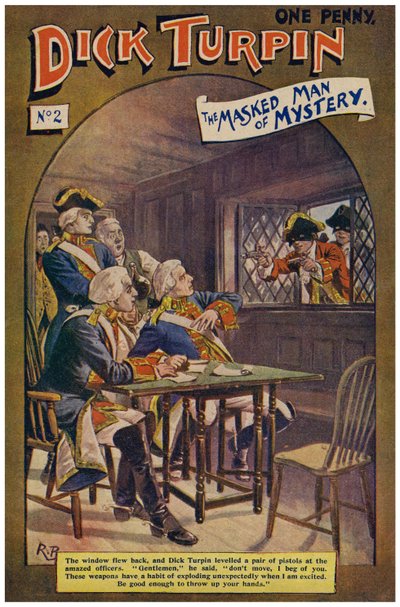 Dick Turpin (farge litho) av Robert Prowse Jnr