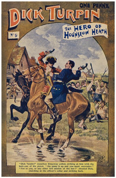 Dick Turpin (farge litho) av Robert Prowse Jnr