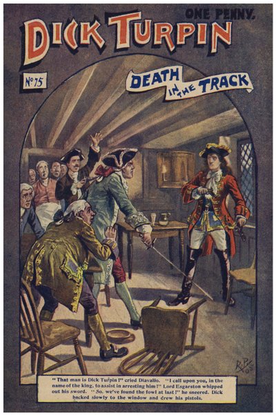 Dick Turpin (farge litho) av Robert Prowse Jnr