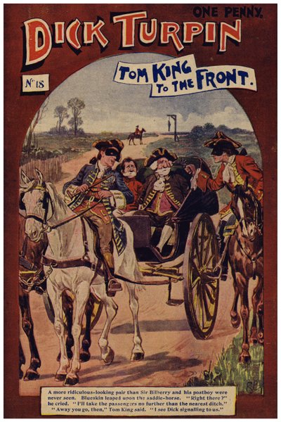 Dick Turpin (farge litho) av Robert Prowse Jnr