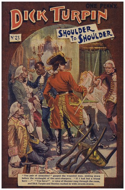 Dick Turpin (farge litho) av Robert Prowse Jnr
