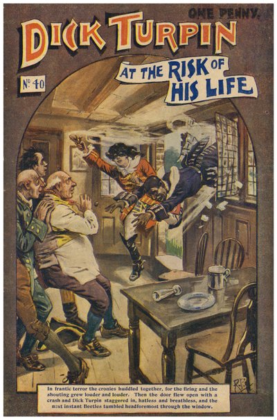 Dick Turpin (farge litho) av Robert Prowse Jnr