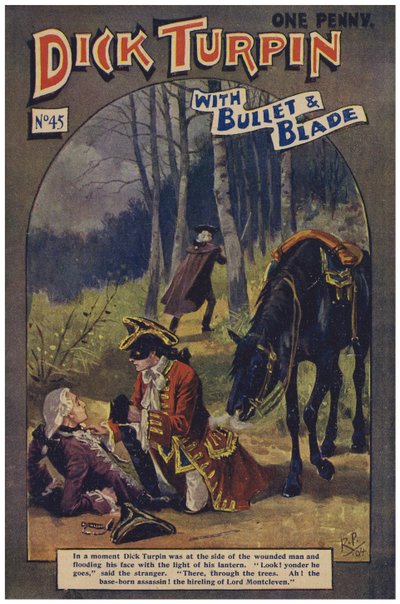 Dick Turpin (farge litho) av Robert Prowse Jnr