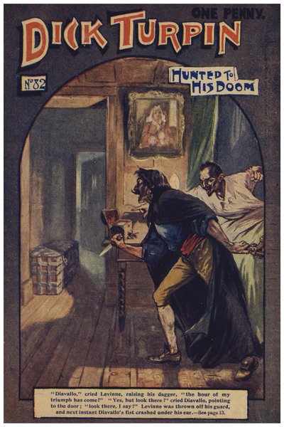 Dick Turpin (farge litho) av Robert Prowse Jnr