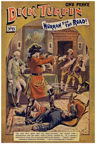 Dick Turpin (farge litho) av Robert Prowse Jnr
