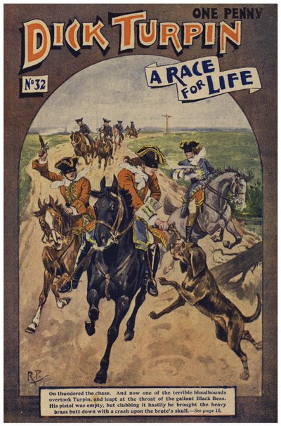Dick Turpin (farge litho) av Robert Prowse Jnr
