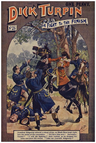 Dick Turpin (farge litho) av Robert Prowse Jnr