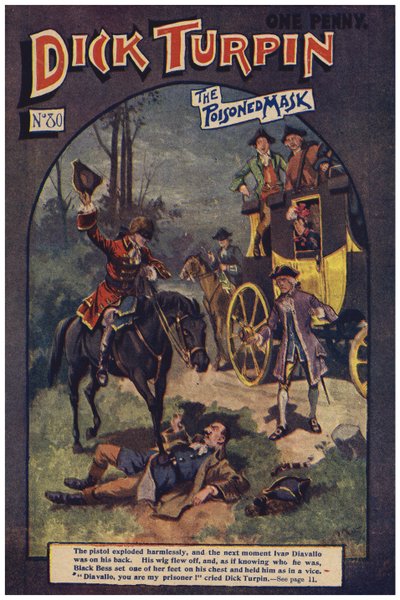Dick Turpin (farge litho) av Robert Prowse Jnr