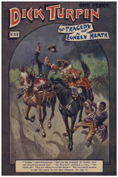 Dick Turpin (farge litho) av Robert Prowse Jnr