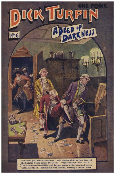 Dick Turpin (farge litho) av Robert Prowse Jnr