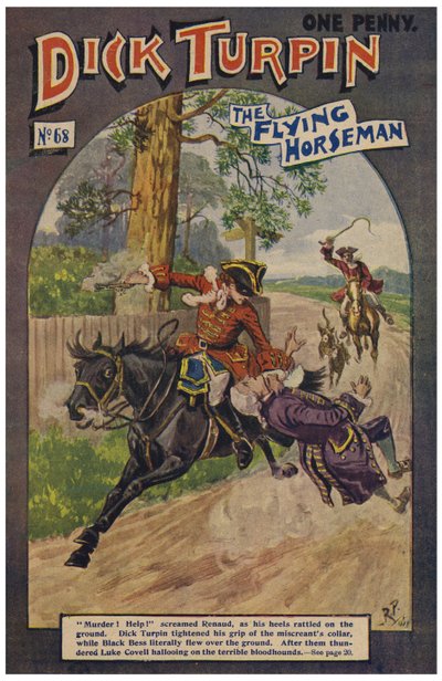 Dick Turpin (farge litho) av Robert Prowse Jnr