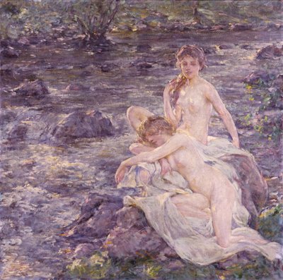 The Bathers, sent på 1800-tallet - begynnelsen av 1900-tallet. av Robert Reid