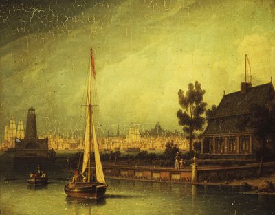 Havnen, Liverpool, av Robert Salmon