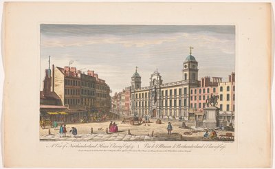 Utsikt over Northumberland House ved Charing Cross i London En utsikt over Northumberland House, Charing Cross, &c (tittel på objekt) London (serietittel) av Robert Sayer