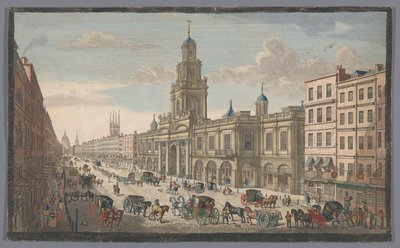 Utsikt over Royal Exchange i London En utsikt over Royal Exchange London (tittel på objekt) London (serietittel) av Robert Sayer