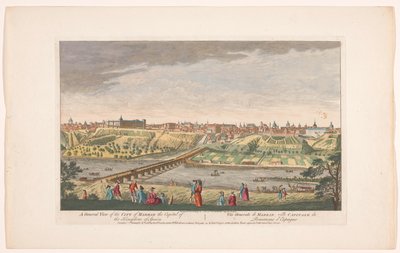 Utsikt over byen Madrid En generell oversikt over byen Madrid, hovedstaden i kongeriket Spania (tittel på objekt) Madrid en Lissabon (serietittel) av Robert Sayer