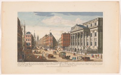 Utsikt over Mansion House i London En utsikt over Mansion House (...) (tittel på objekt) London (serietittel) av Robert Sayer