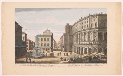 Utsikt over Marcellus-teatret i Roma Utsikt over Marcellus