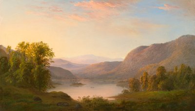 En utsikt i Laurentian-fjellene, nær Québec av Robert Scott Duncanson