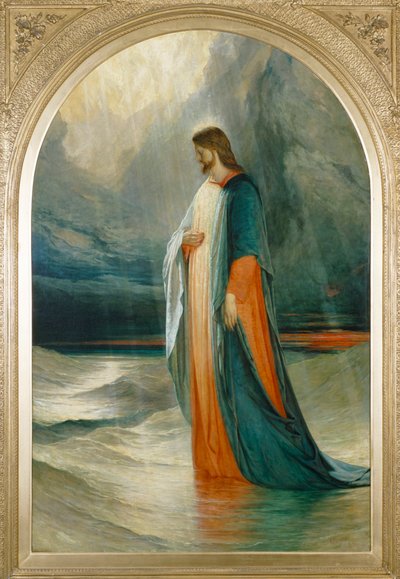 Jesus gikk til dem og gikk på havet, 1800-tallet av Robert Scott Lauder