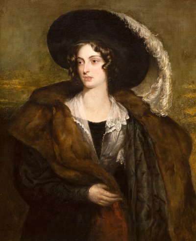 Mrs Hester Eliza Duncan (d.1834), ca. 1823-30 (olje på lerret) av Robert Scott Lauder