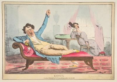 Ennui, 20. november 1829. av Robert Seymour
