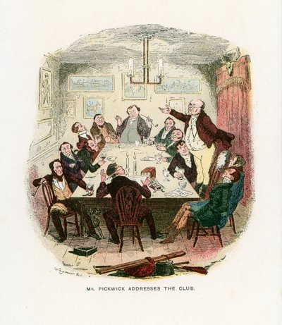 Illustrasjon for Pickwick Papers av Robert Seymour