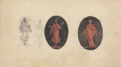 Allegoriske design for medaljer av Robert Smirke