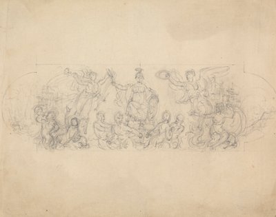 Allegorisk seiersskisse av Robert Smirke