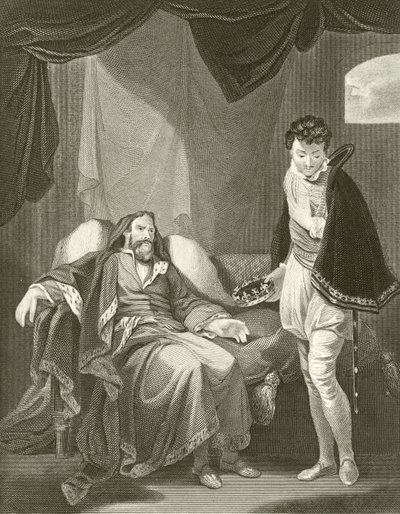 Henry IV irettesetter prins Henrik av Robert Smirke