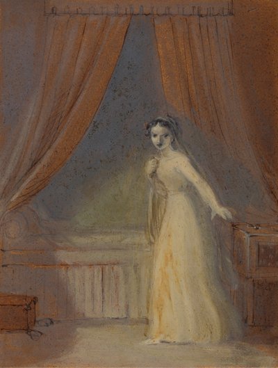 Juliet er i ferd med å ta hennes sovende utkast av Robert Smirke