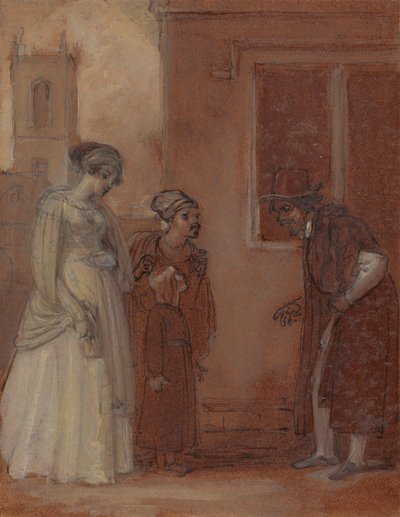Mester William Page og Sir Hugh Evans av Robert Smirke