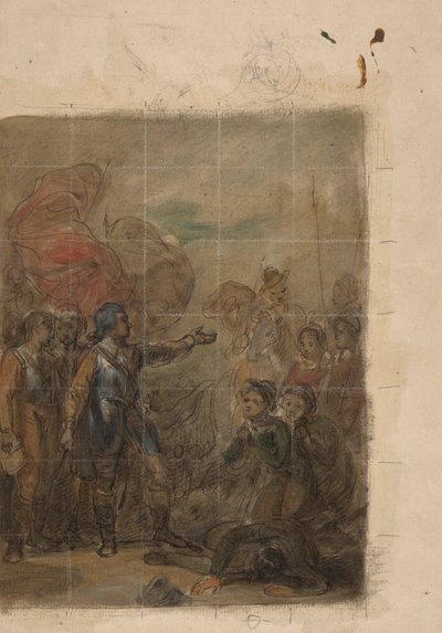 Scene fra Don Quijote av Robert Smirke