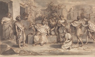 Skech for Timon av Athen av Robert Smirke