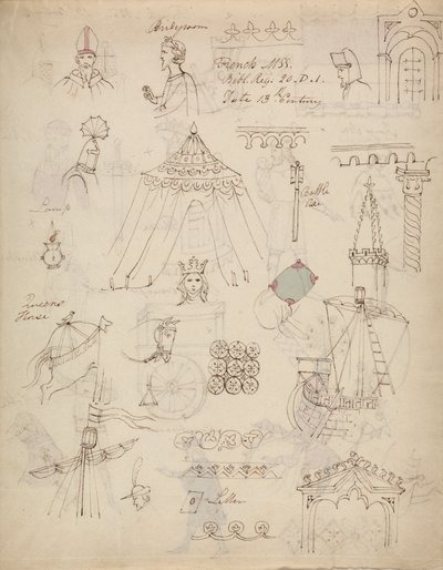 Studier fra et fransk MSS bibelregister av Robert Smirke