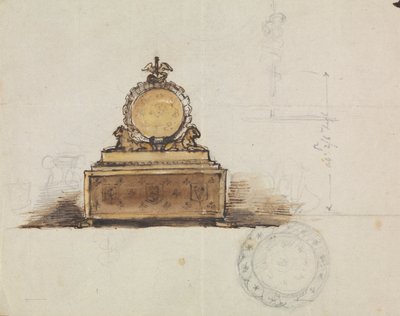 Studer for et møbel av Robert Smirke