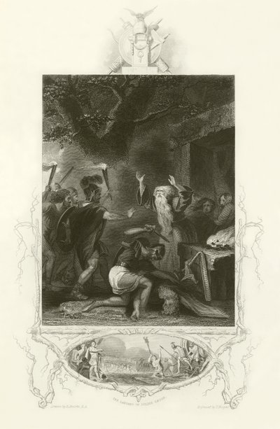 Massakren av druidene av Robert Smirke