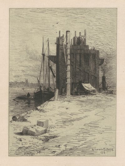 Kulllommer på New Bedford av Robert Swain Gifford