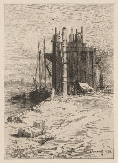 Kulllommer på New Bedford av Robert Swain Gifford