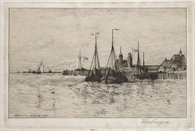 Harlingen, 1884. av Robert Swain Gifford