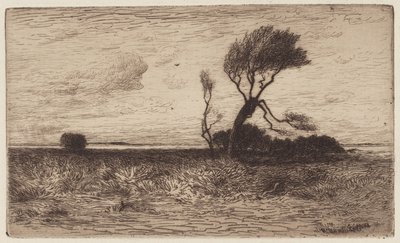 Nær kysten [liten tallerken] av Robert Swain Gifford