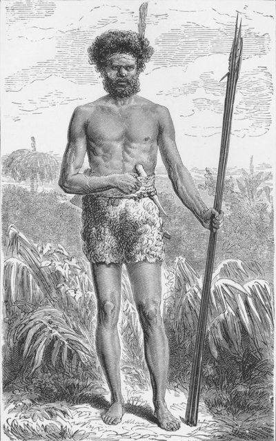 Innfødt av Australia, c1885, 1890 av Robert Taylor Pritchett