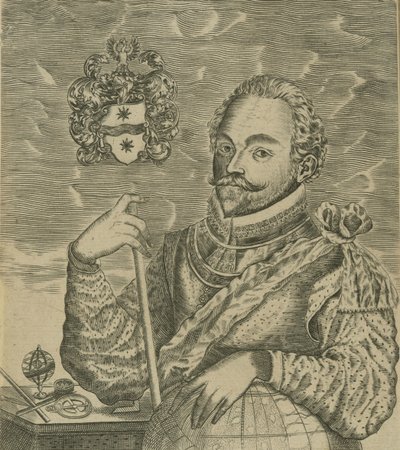 Portrett av Sir Francis Drake, 1628. av Robert Vaughan