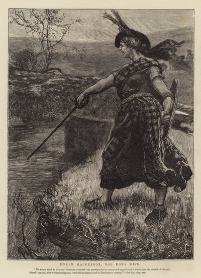 Helen Macgregor, Rob Roys kone av Robert Walker Macbeth