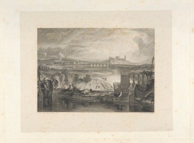 Lancaster fra Aqueduct Bridge av Robert Wallis