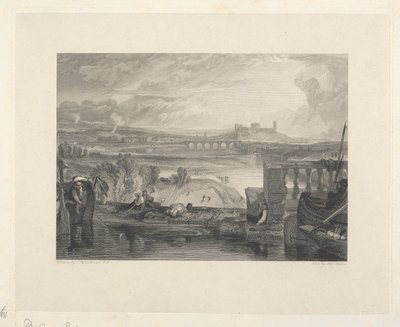 Lancaster fra Aqueduct Bridge av Robert Wallis